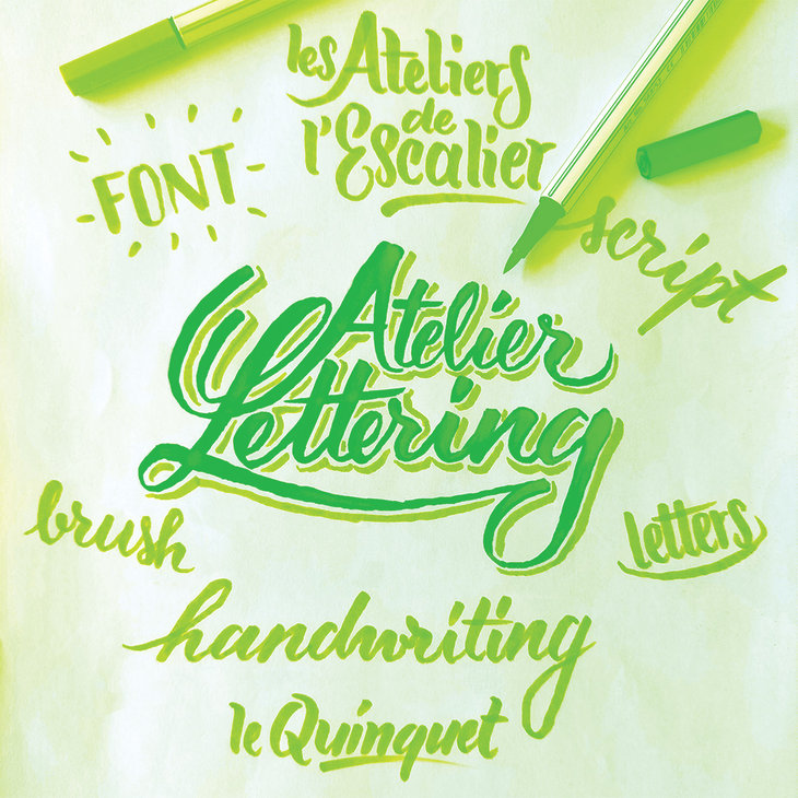 Stages,cours Lettering