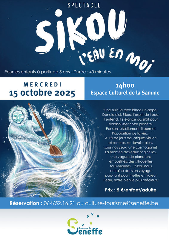 Spectacles Sikou, l eau moi