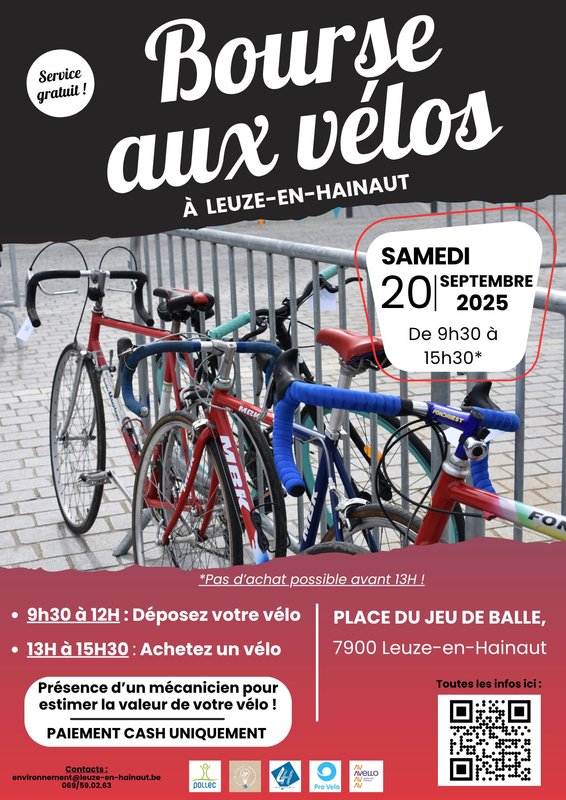 Loisirs Bourse vélos - Leuze-en-Hainaut