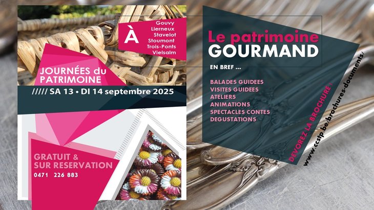 Loisirs Journées Patrimoine - pépite chocolat - Visite, dégustation, expo photo...