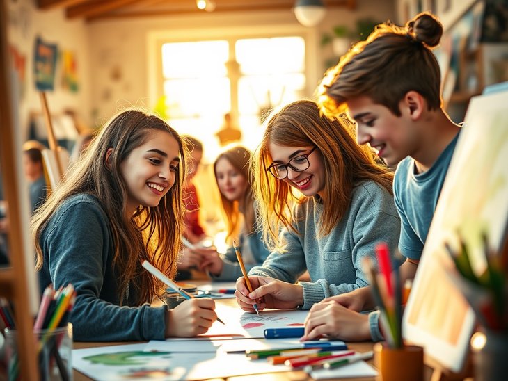 Stages,cours Ateliers création carnet Ikigai pour ados français polonais.