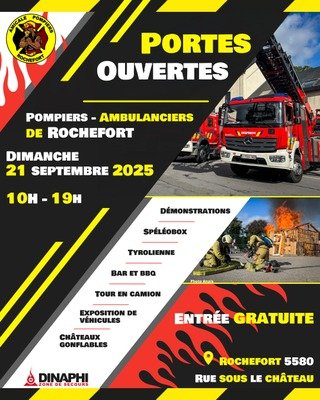 Loisirs Portes ouvertes - Pompiers-Ambulanciers