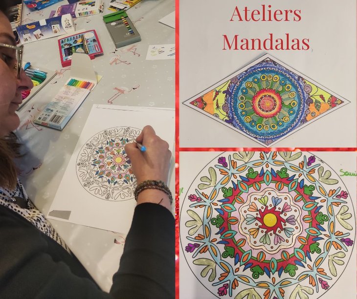 Stages,cours Atelier Mandala