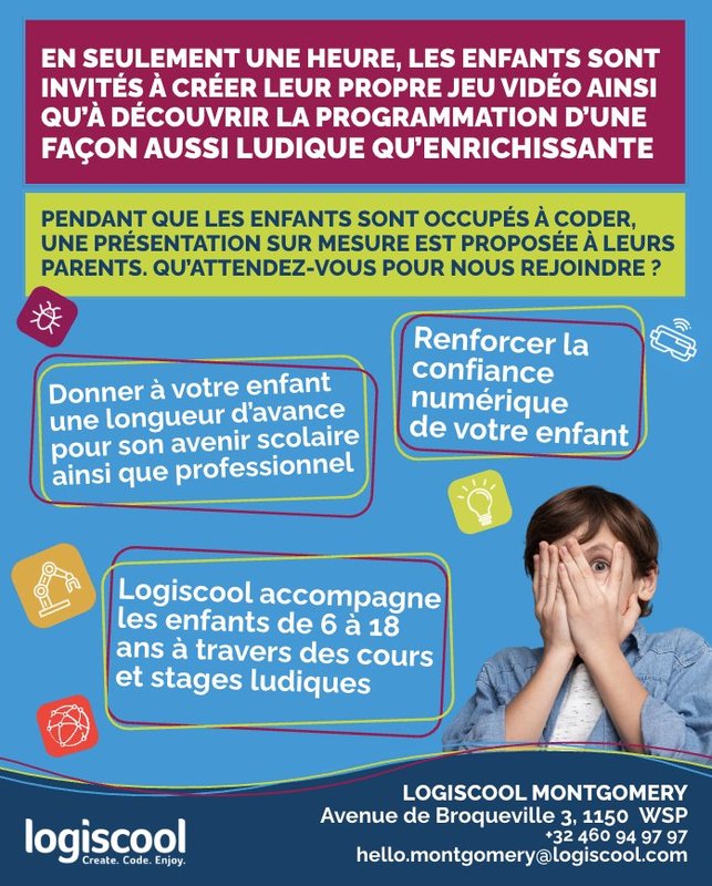 Stages,cours 1 heure jeu vidéo créé votre enfant ! Gratuit, ludique, enrichissant.