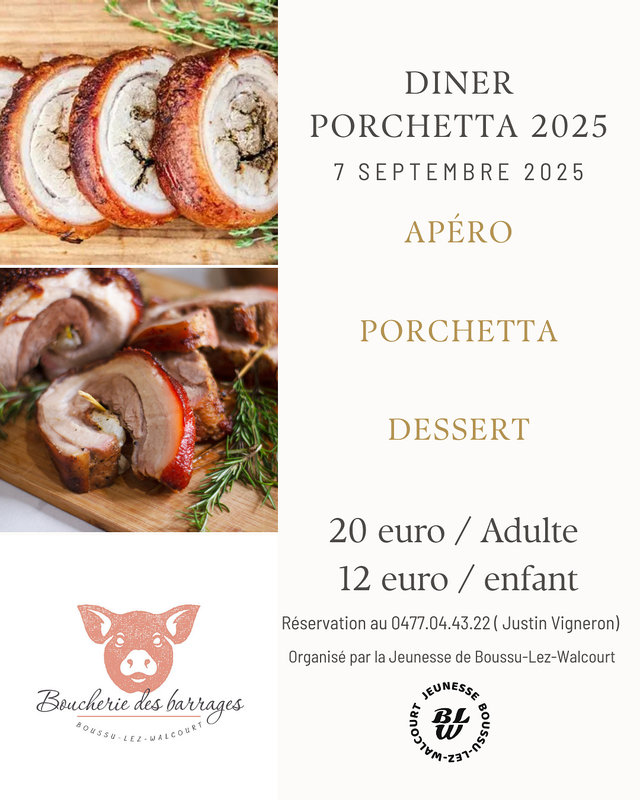 Soirées Dîner Porchetta