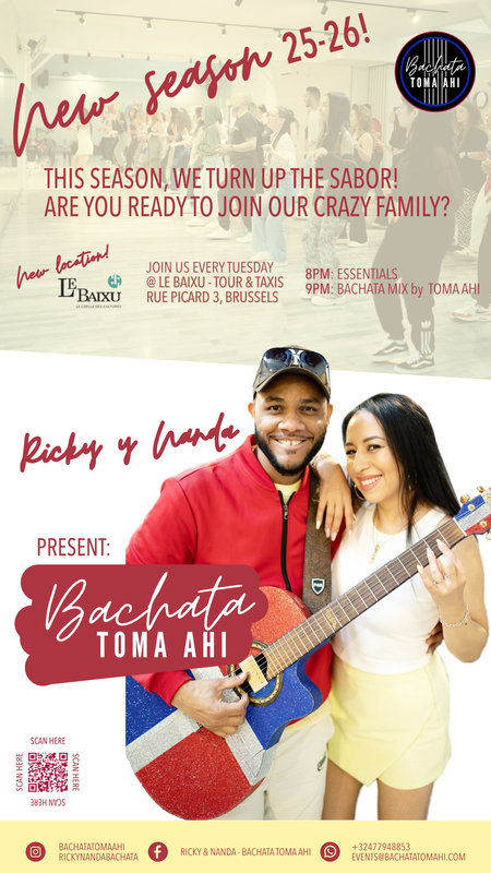 Stages,cours Bachata Toma Ahí - Session