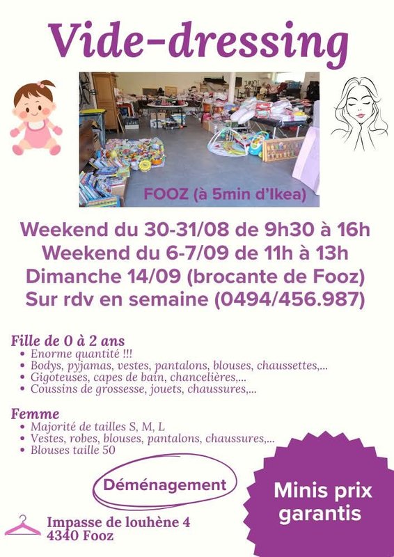  Vide-dressing Bébé & Dames (Énorme quantité))