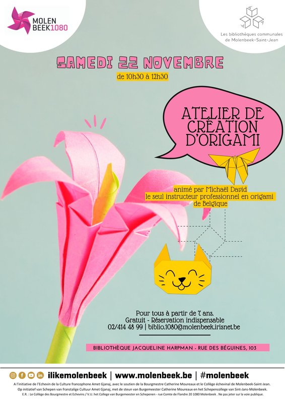 Stages,cours Atelier création d origami