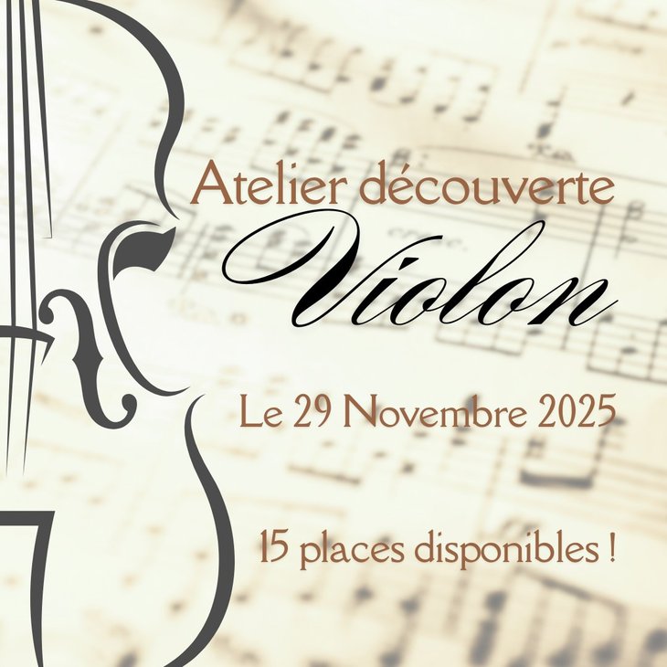Stages,cours Atelier découverte - Violon
