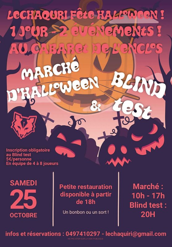 Loisirs Marché d Halloween