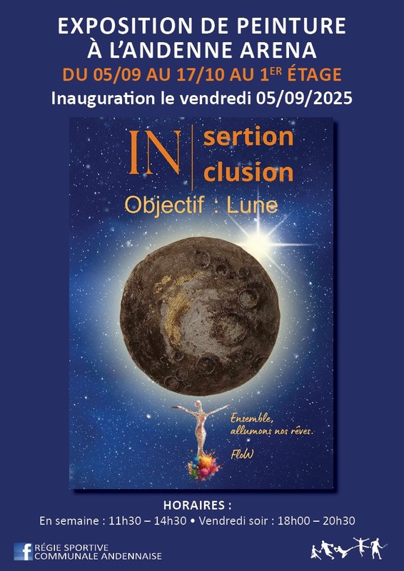 Expositions  Insertion-Inclusion, objectif : Lune