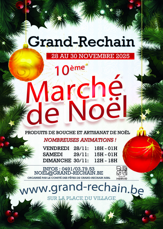Marchés de Noël 10ème Marché Noël Grand-Rechain (Herve)