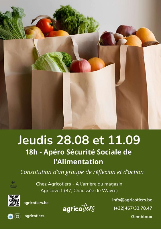 Soirées Apéro Sécurité Sociale l’Alimentation