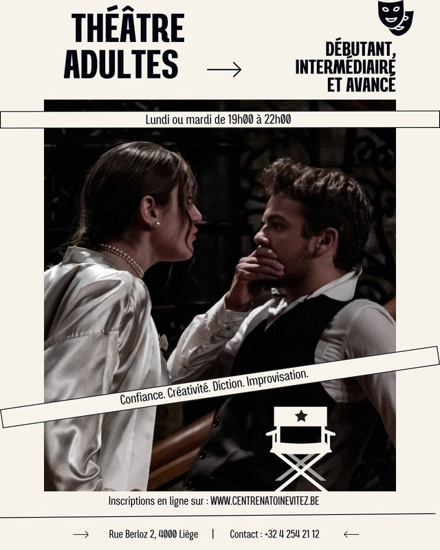 Stages,cours Cours théâtre adultes