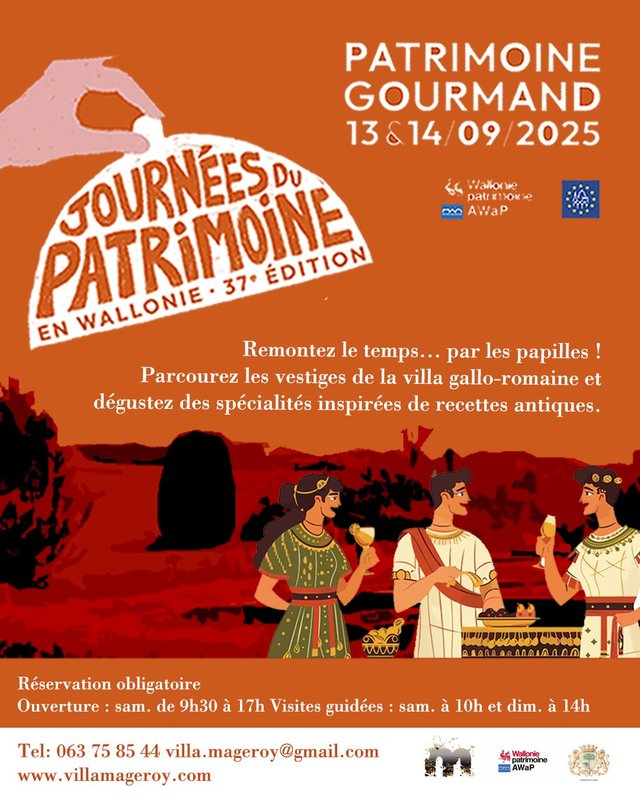 Loisirs Journées Patrimoine la Villa gallo-romaine Mageroy