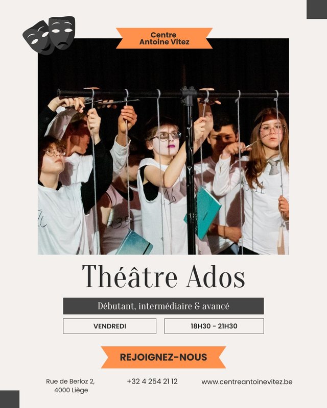 Stages,cours Cours théâtre adolescents