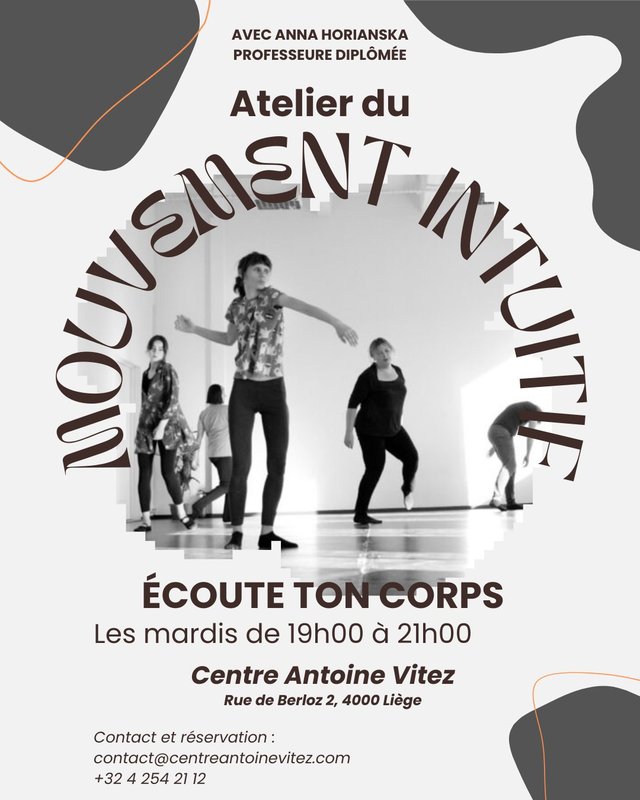 Stages,cours Atelier mouvement intuitif