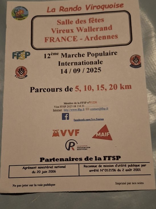 Loisirs 1ème Marche Populaire Internationale