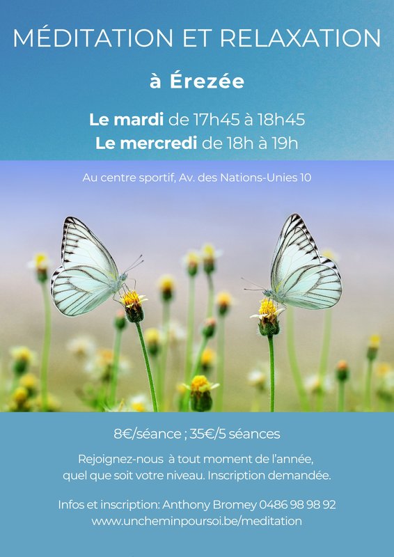 Stages,cours Relaxation méditation