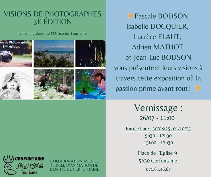 Expositions Exposition   Visions photographes 