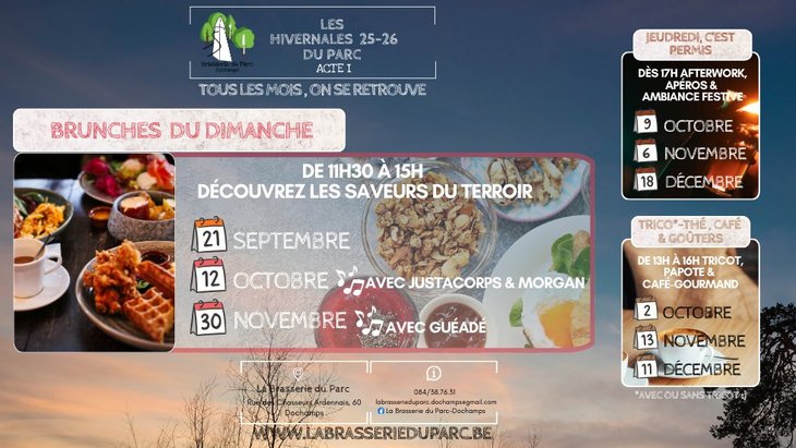 Loisirs Brunches dimanche - saveurs terroir - Acte 1