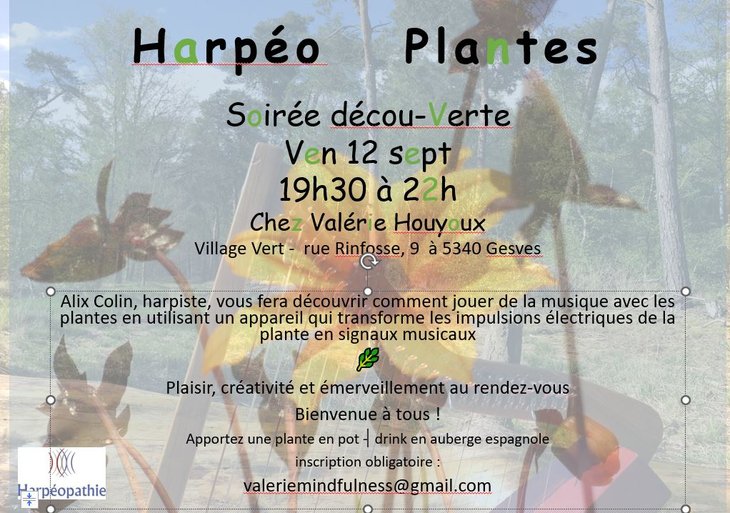 Concerts Concert intimiste plantes & harpe