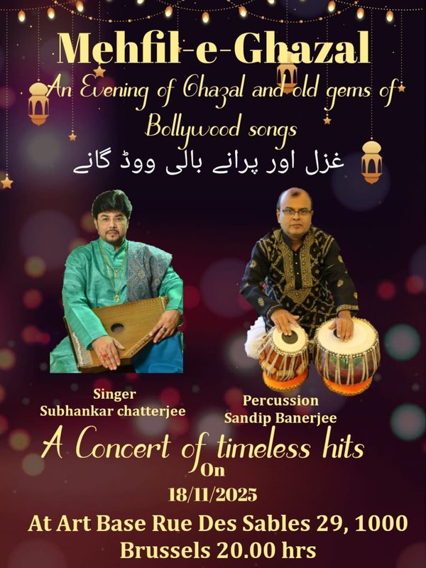 Concerts Bollywood India: Bollywood & Ghazal songs