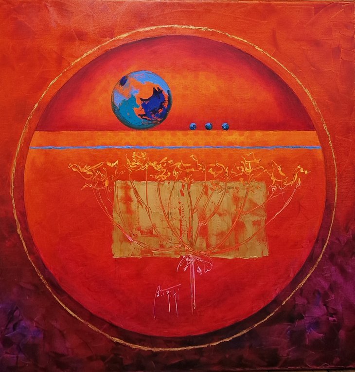 Expositions Bernadette Triki expose la Galerie Azur coeur