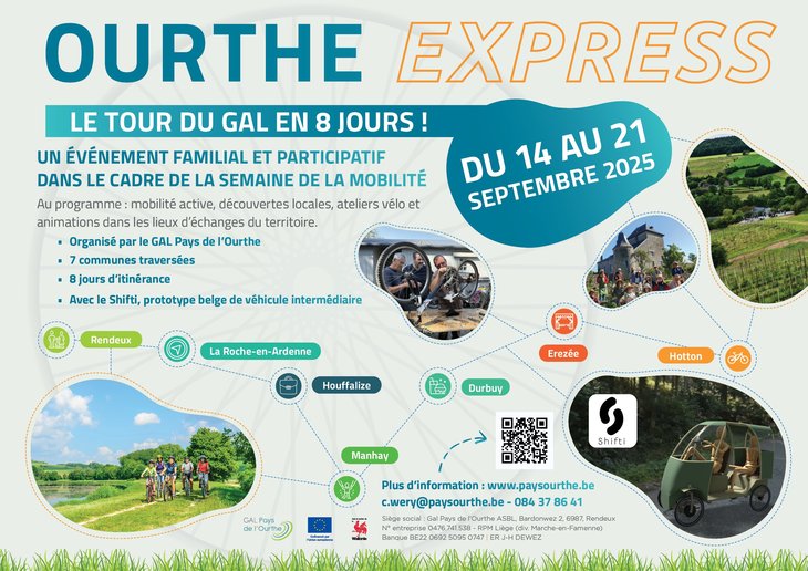 Loisirs Ourthe Express : la découverte la ferme la Bérwète