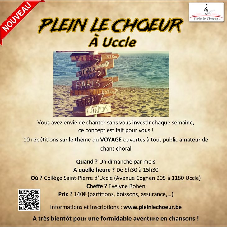 Stages,cours Plein Chœur Le voyage