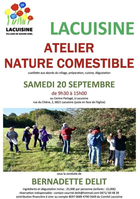 Stages,cours Atelier cuisine nature