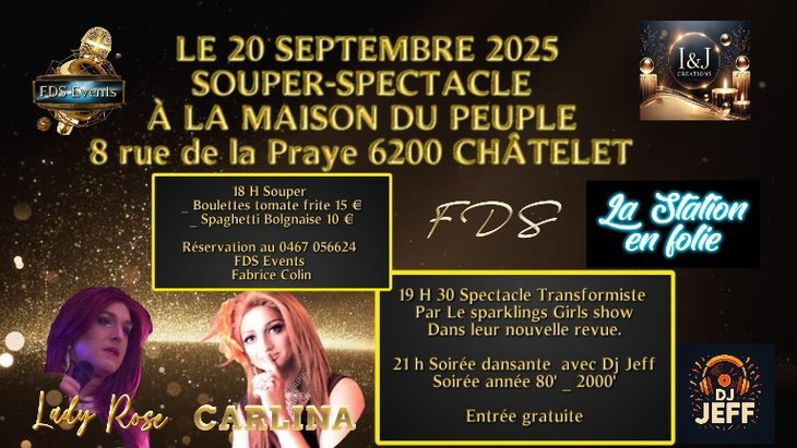 Soirées Show transformiste suivi d une soirée dansante