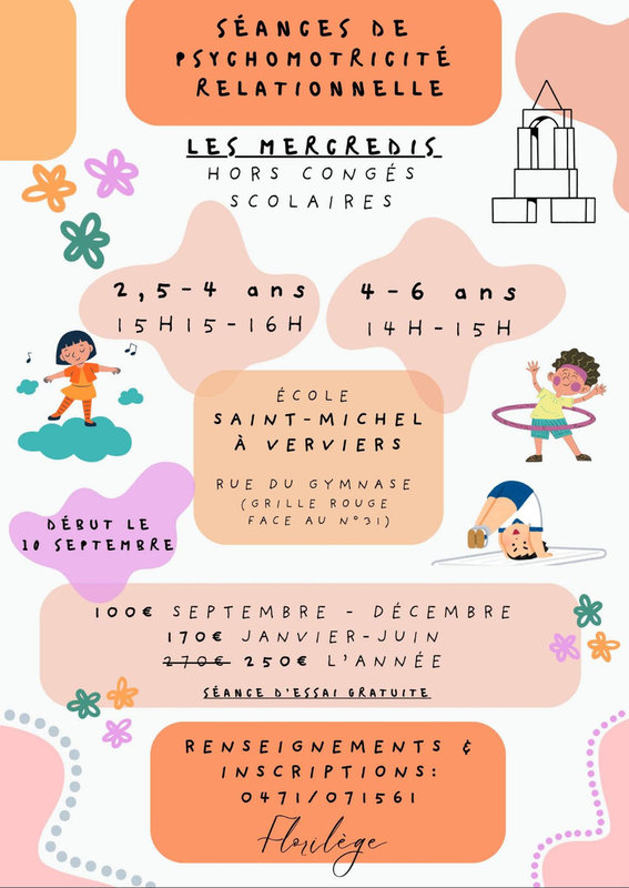 Stages,cours Psychomotricité relationnelle