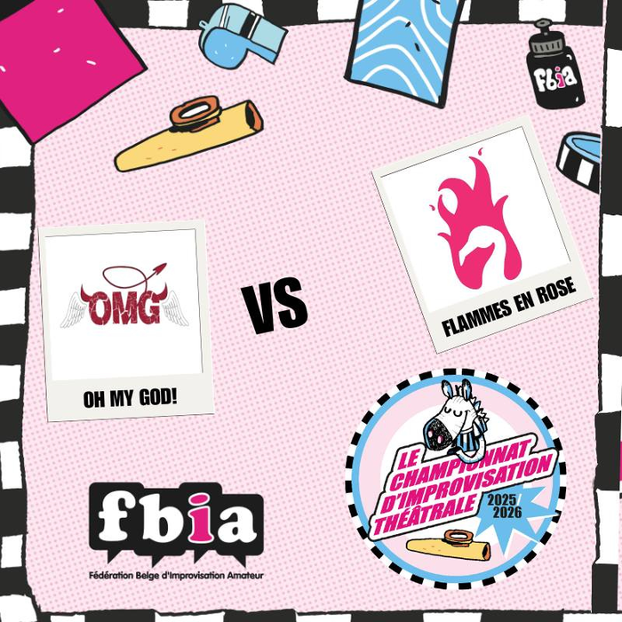 Spectacles Fbia * Championnat 2025-2026 * my God! Flammes Rose