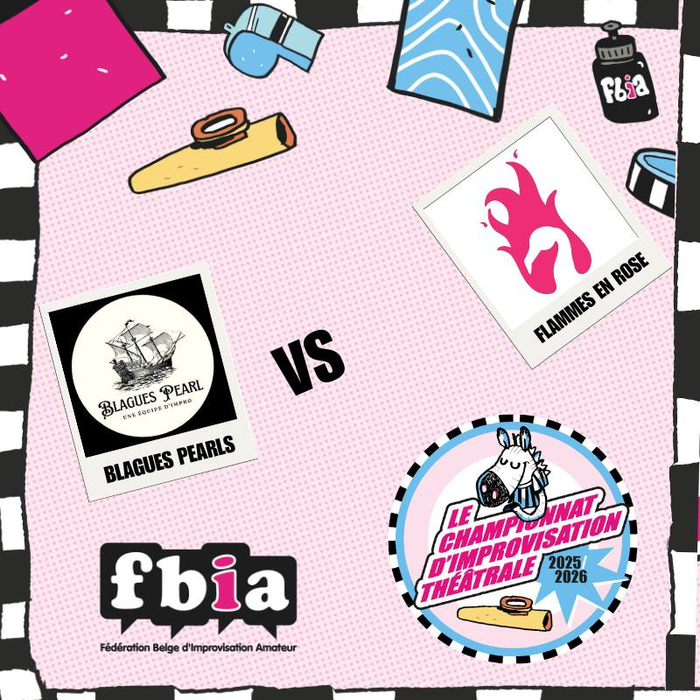 Spectacles Fbia * Championnat 2025-2026 Blagues Pearls & Flammes Rose