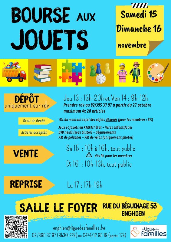 Loisirs Grande bourse jouets livres enfants