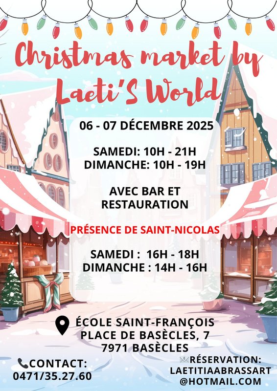 Loisirs Christmas market Laeti S World