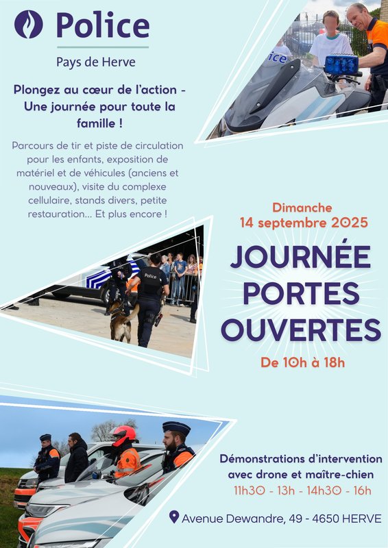 Loisirs Portes-ouvertes la Zone Police Pays Herve