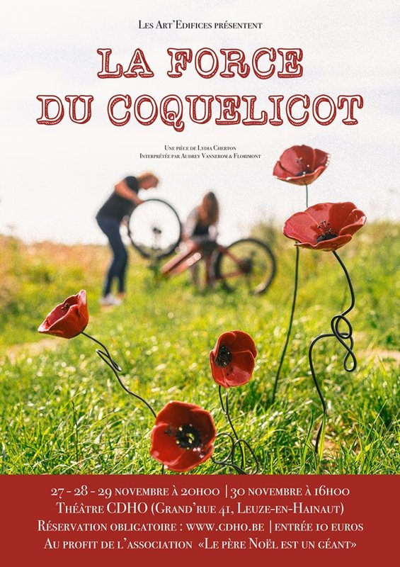 Spectacles La force coquelicot