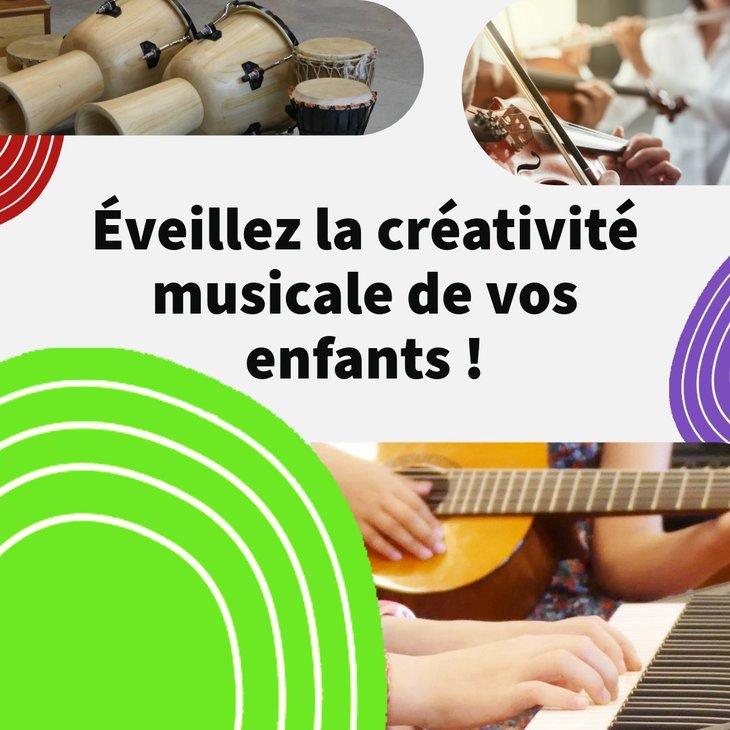 Stages,cours Musique créative pour enfants