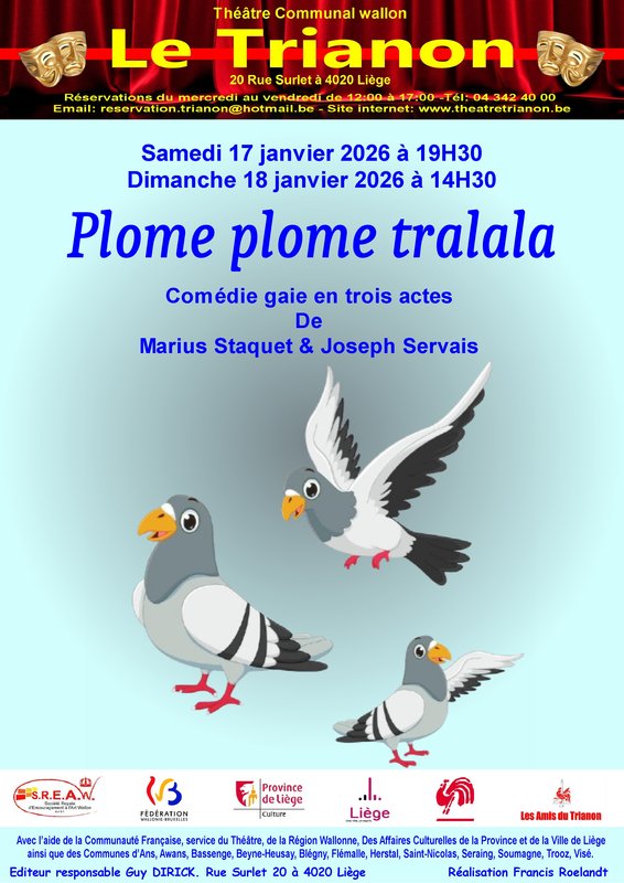 Spectacles Plome, plome, tralala