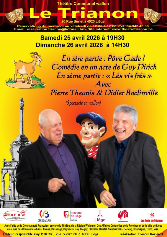 Spectacles Lès vîs frés