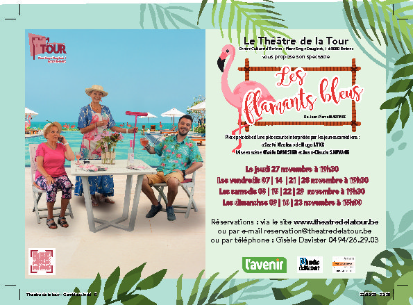 Spectacles Le Théâtre la Tour vous propose spectacle « Les flamants bleus »