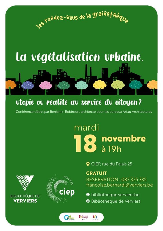 Conférences La végétalisation urbaine