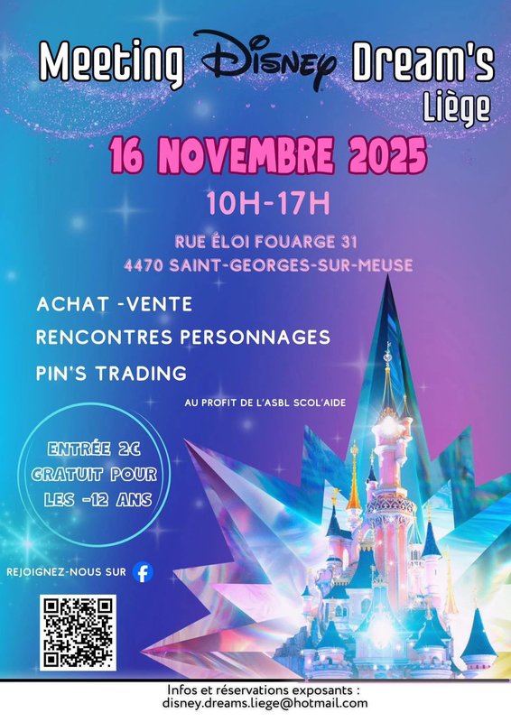 Loisirs Meeting Disney Dreams Liège