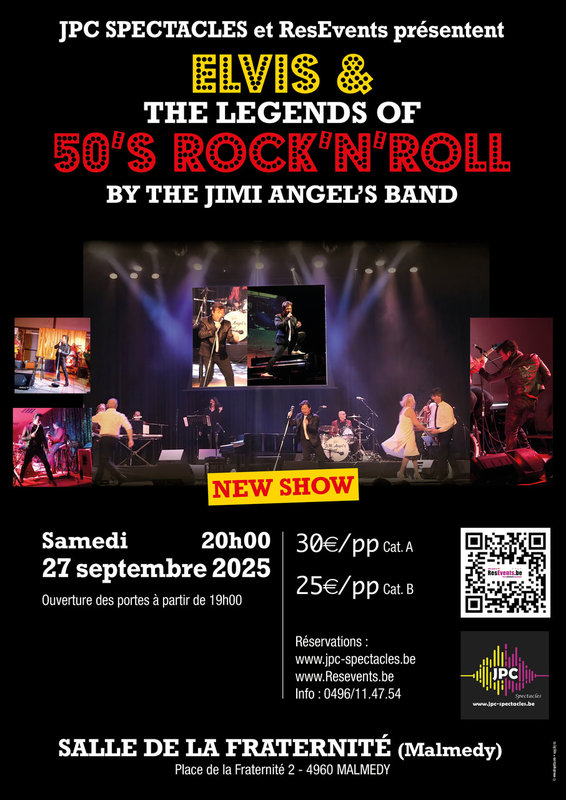 Concerts Elvis & légendes Rock n roll