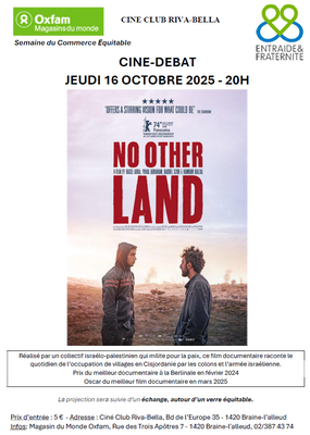 Spectacles Cine-debat : film documentaire Other Land 