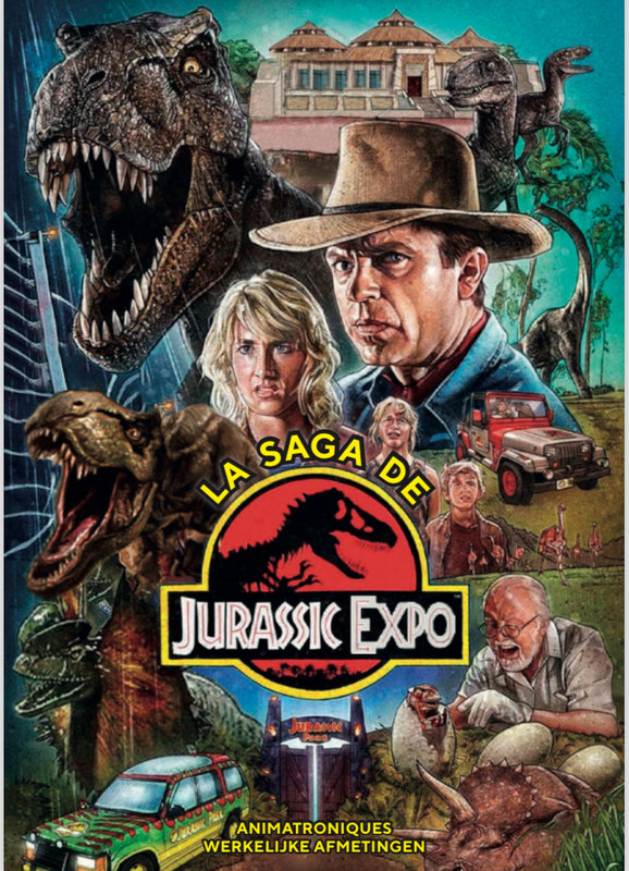 Spectacles Jurassic expo saga dinosaurus