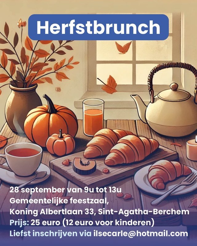 Loisirs Brunch d automne / Herfstbrunch