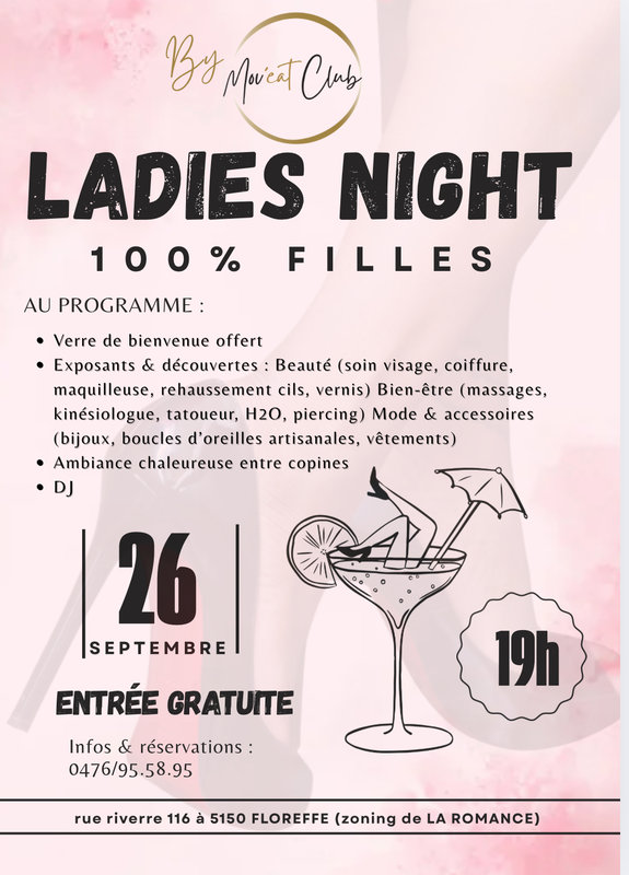 Soirées Ladies’ night